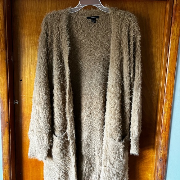 Light brown furry cardigan - Picture 7 of 8